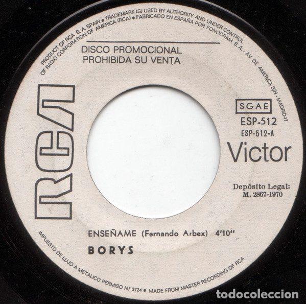 Discos de vinilo: Borys &ndash; Ense&ntilde;ame (Vinyl, RCA Victor ESP-512) - Foto 2