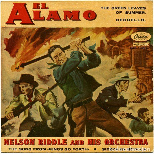 Discos de vinilo: Nelson Riddle And His Orchestra &ndash; El Alamo (Vinyl, Capitol Records EAP 1-20142)