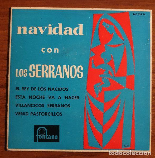 Discos de vinilo: Los Serranos &ndash; Navidad Con Los Serranos (Vinyl, Fontana 467 739 TE)