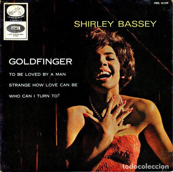 Vinyl records: Shirley Bassey &ndash; Goldfinger (Vinyl, La Voz De Su Amo 7EPL 14.159)