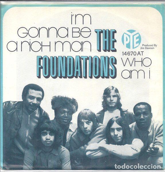 Vinyl-Schallplatten: The Foundations &ndash; I'm Gonna Be A Rich Man (Vinyl, Pye Records 14 670 AT)