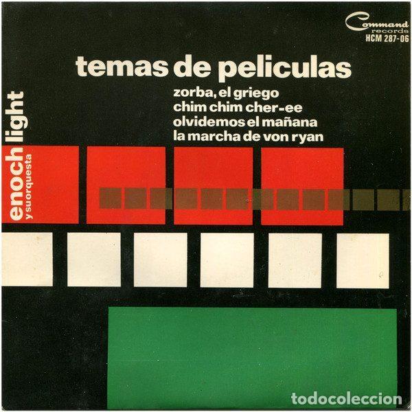 Vinyl-Schallplatten: Enoch Light Y Su Orquesta &ndash; Temas De Peliculas (Vinyl, Command HCM 287-06)