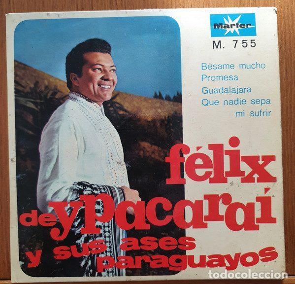 Vinyl-Schallplatten: Felix De Ypacara&iacute; Y Sus Ases Paraguayos &ndash; B&eacute;same Mucho (Vinyl, Marfer M. 755)