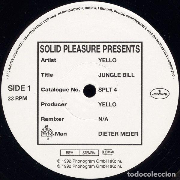 Discos de vinilo: Yello &ndash; Jungle Bill (Vinyl, Mercury SPLT 4)