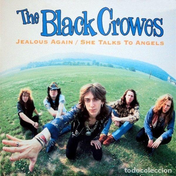Discos de vinilo: The Black Crowes &ndash; Jealous Again / She Talks To Angels (Vinyl, Def American Recordings 868 504-7)
