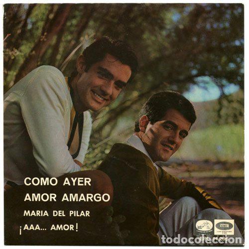 Dischi in vinile: D&uacute;o Din&aacute;mico &ndash; Como Ayer / Amor Amargo (Vinyl, La Voz De Su Amo EPL 14.295)