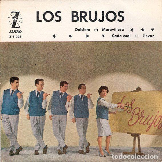 Discos de vinilo: Los Brujos &ndash; Quisiera / Maravillosa / Cada Cual / Llevan (Vinyl, Zafiro Z-E 325)