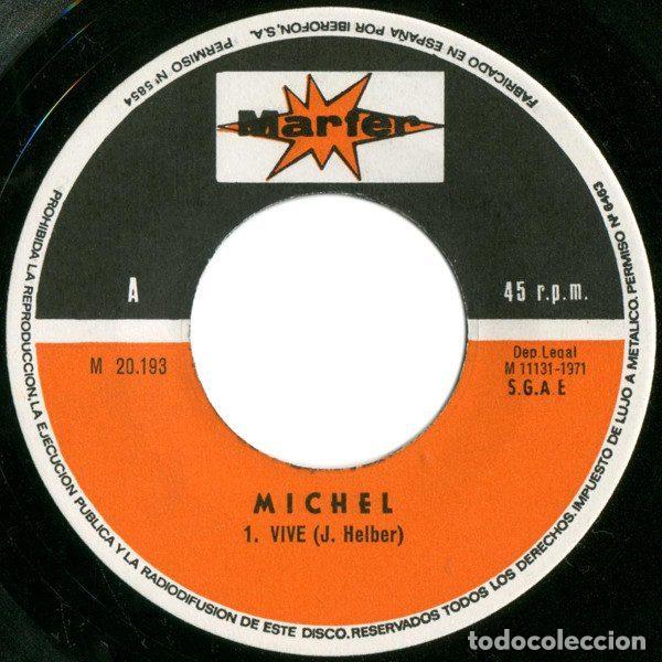 Discos de vinilo: Michel &ndash; Vive (Vinyl, Marfer M. 20-193) - Foto 3