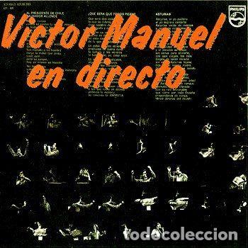Vinyl-Schallplatten: V&iacute;ctor Manuel &ndash; En Directo (Vinyl, Philips 63 28 203)