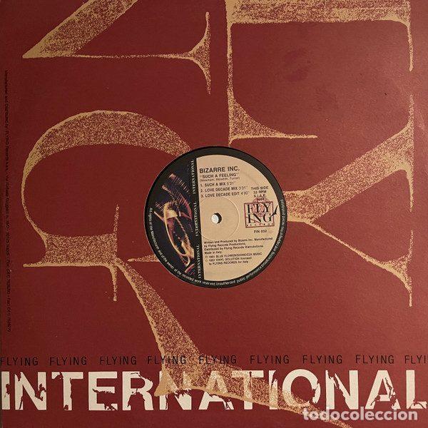 Discos de vinil: Bizarre Inc. &ndash; Such A Feeling / Raise Me (Vinyl, Flying International FIN 032)