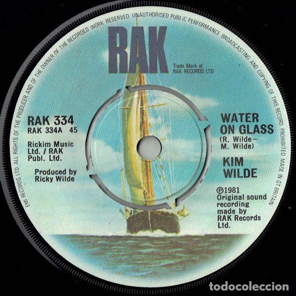 Discos de vinil: Kim Wilde &ndash; Water On Glass (Vinyl, RAK RAK 334)