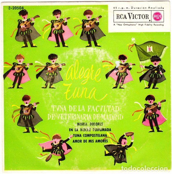 Discos de vinilo: Tuna De La Facultad De Veterinaria De Madrid &ndash; Maria Dolores (Vinyl, RCA Victor 3-20504)