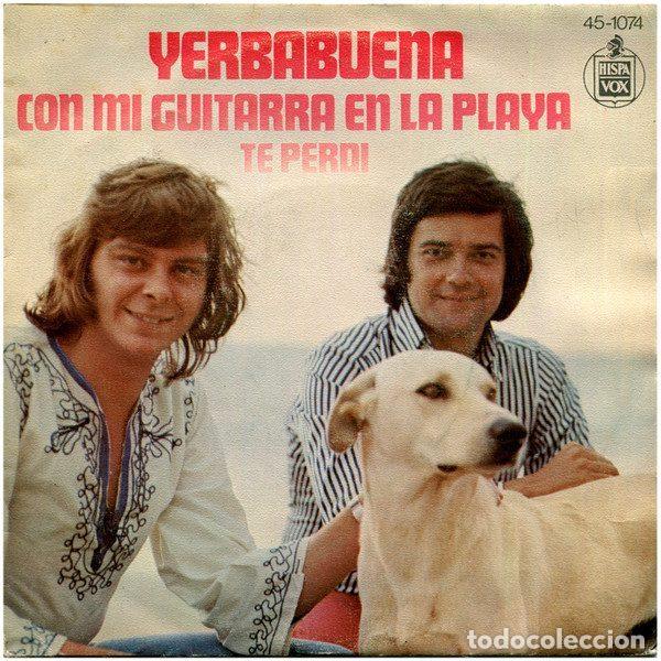 Dischi in vinile: Yerbabuena &ndash; Con Mi Guitarra En La Playa (Vinyl, Hispavox 45-1074)