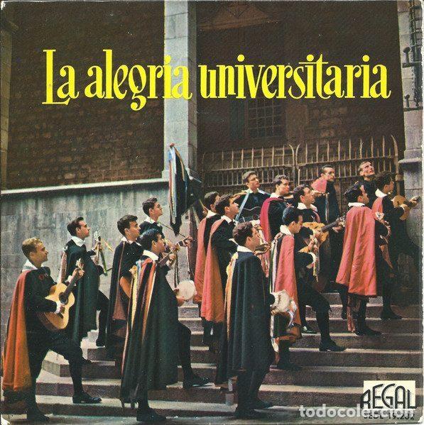 Discos de vinilo: Tuna de Peritos Industriales de Barcelona &ndash; La Alegria Universitaria (Vinyl, Regal SEDL 19.282)
