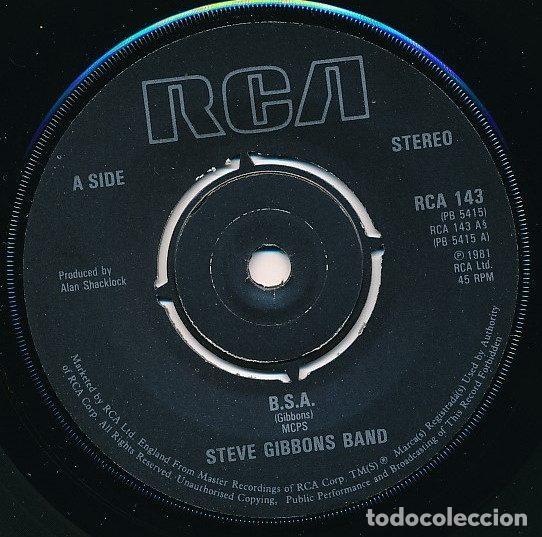 Vinyl records: Steve Gibbons Band &ndash; B.S.A. (Vinyl, RCA RCA 143)