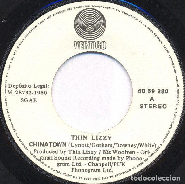 Discos de vinilo: Thin Lizzy &ndash; Chinatown (Vinyl, Vertigo 6059 280) - Foto 3
