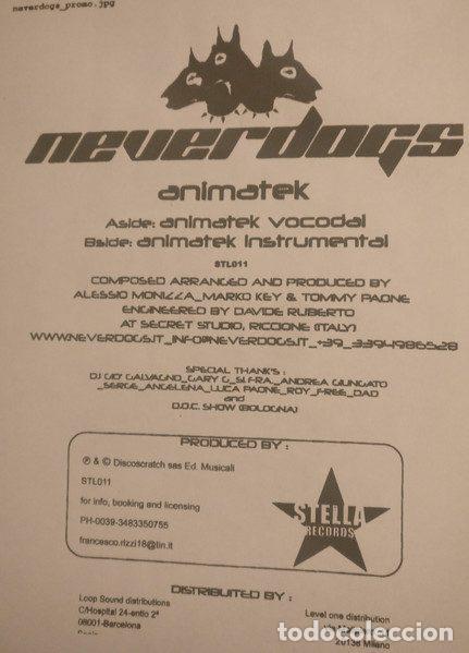 Disques de vinyle: Neverdogs &ndash; Animatek (Vinyl, Stella Records STL 011)