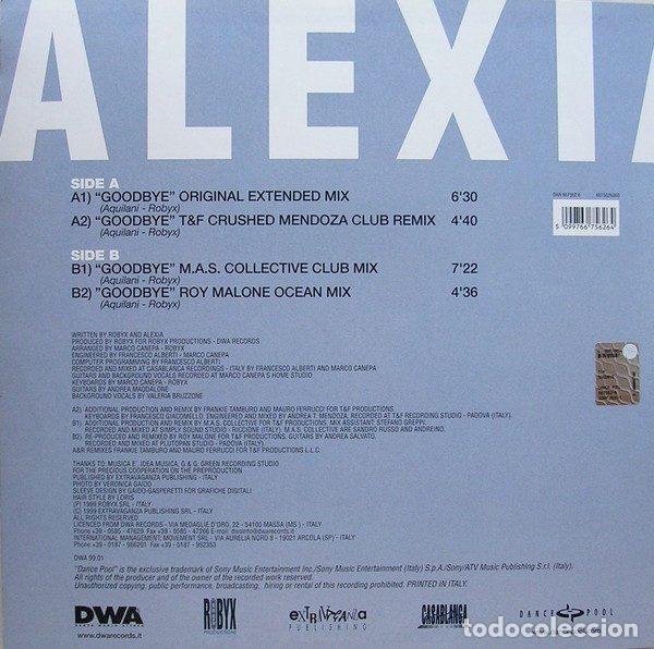 Discos de vinilo: Alexia &ndash; Goodbye (Vinyl, Dance Pool DAN 667562 6) - Foto 2