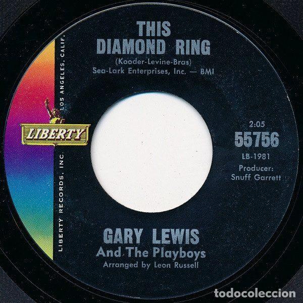 Vinyl-Schallplatten: Gary Lewis And The Playboys &ndash; This Diamond Ring / Hard To Find (Vinyl, Liberty 55756)