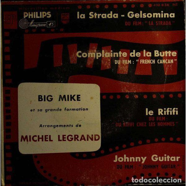 Discos de vinilo: Big Mike Et Sa Grande Formation &ndash; Musique De Films (Vinyl, Philips 432.036 NE)