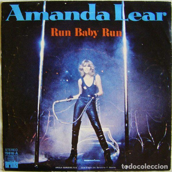 Discos de vinil: Amanda Lear &ndash; Run Baby Run (Vinyl, Ariola 15.616-A)