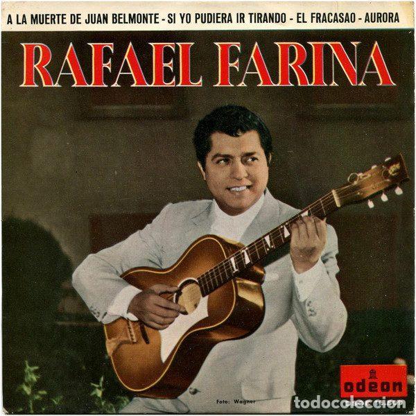 Discos de vinilo: Rafael Farina &ndash; A La Muerte De Juan Belmonte (Vinyl, Odeon DSOE 16.509)