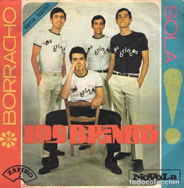 Discos de vinil: Los Brincos &ndash; Borracho / Sola (Vinyl, Novola NOX-13)