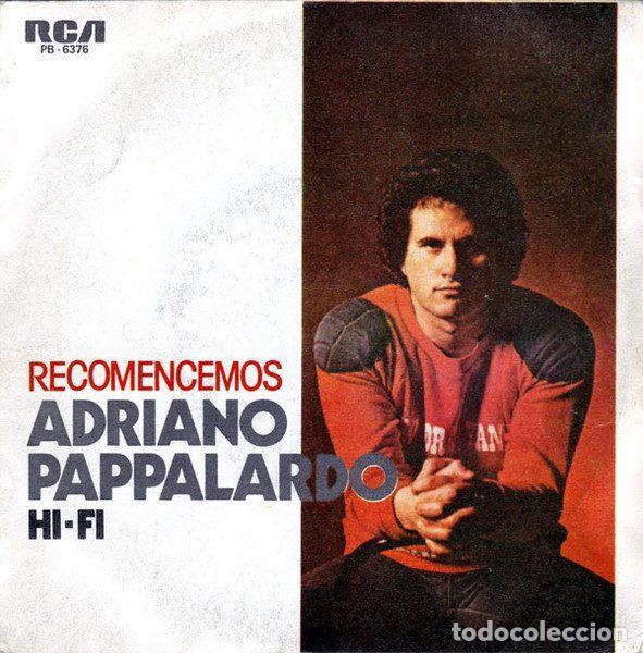 Discos de vinil: Adriano Pappalardo &ndash; Recomencemos (Vinyl, RCA Victor PB - 6376)