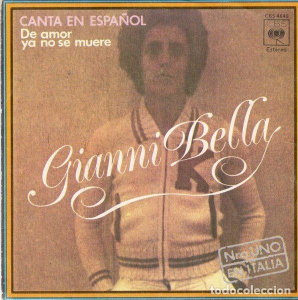 Discos de vinil: Gianni Bella &ndash; De Amor Ya No Se Muere (Vinyl, CBS CBS 4648)