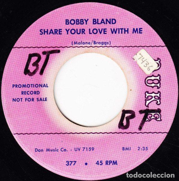 Vinyl records: Bobby Bland &ndash; Share Your Love With Me (Vinyl, Duke 377)