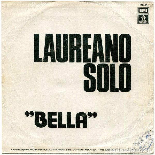 Discos de vinilo: Laureano Solo &ndash; &rdquo;Bella&rdquo; (Vinyl, Odeon 018-P) - Foto 2