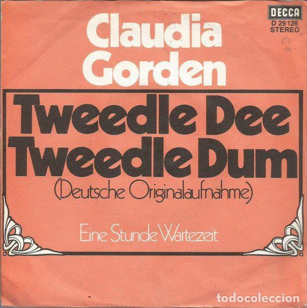 Disques de vinyle: Claudia Gorden &ndash; Tweedle Dee Tweedle Dum (Vinyl, Decca D 29 126)