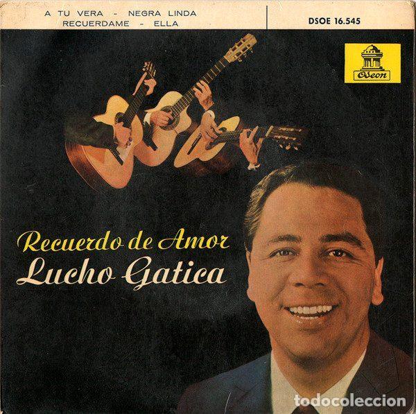 Vinyl records: Lucho Gatica &ndash; Recuerdo De Amor (Vinyl, Odeon DSOE 16.545)