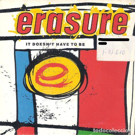 Dischi in vinile: Erasure &ndash; It Doesn't Have To Be (Vinyl, Mute MUTE 56)