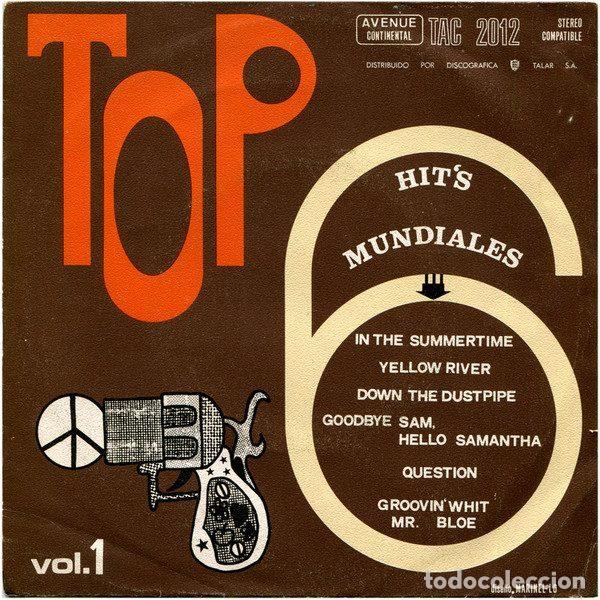 Vinyl-Schallplatten: Unknown Artist &ndash; Top Hit's Mundiales. Vol. 1 (Vinyl, Avenue Continental TAC 2012)
