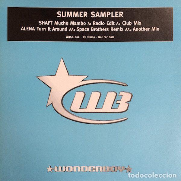 Vinyl records: Shaft / Alena &ndash; Summer Sampler - Mucho Mambo / Turn It Around (Vinyl, Wonderboy WBSS002)