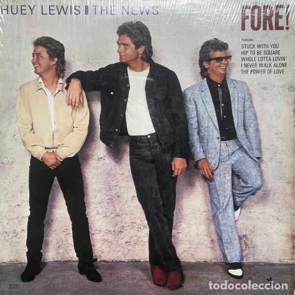 Discos de vinil: Huey Lewis And The News &ndash; Fore! (Vinyl, Chrysalis CDL-12083)
