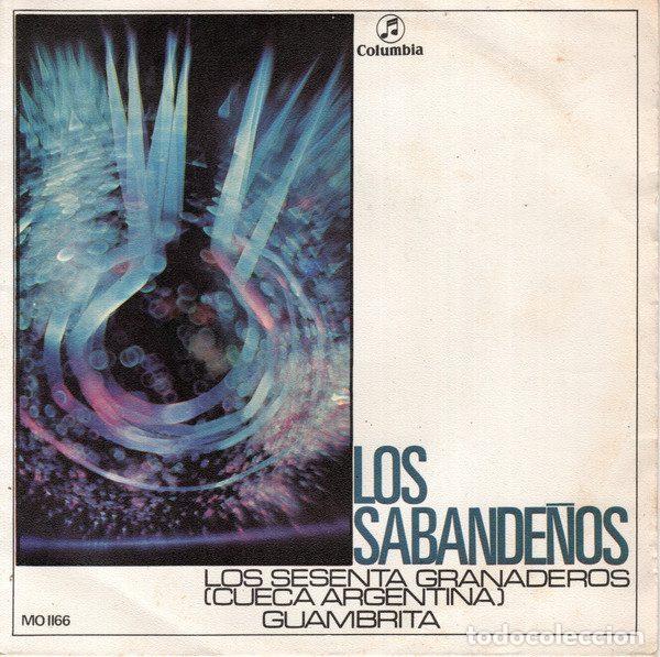 Disques de vinyle: Los Sabande&ntilde;os &ndash; Los Sesenta Granaderos / Guambrita (Vinyl, Columbia MO 1166)