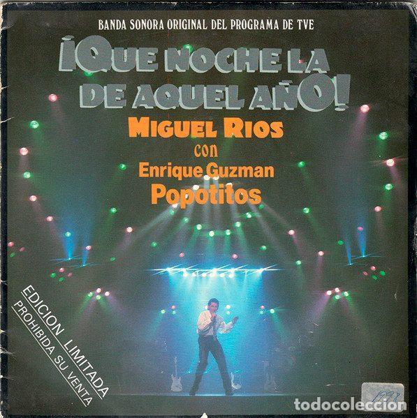 Disques de vinyle: Miguel R&iacute;os &ndash; &iexcl;Que Noche La Del Aquel A&ntilde;o! (Banda Sonora Original Del Programa De Tve) (Vinyl,...