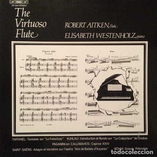 Dischi in vinile: Robert Aitken, Elisabeth Westenholz &ndash; The Virtuoso Flute (Vinyl, BIS LP-166)