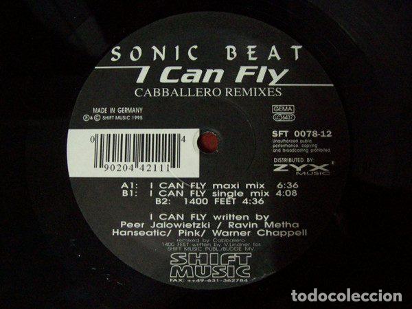 Vinyl records: Sonic Beat &ndash; I Can Fly (Cabballero Remixes) (Vinyl, Shift Music SFT 0078-12)