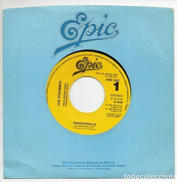 Disques de vinyle: Joe Strummer &ndash; Gangsterville (Vinyl, Epic ARIE 2247)