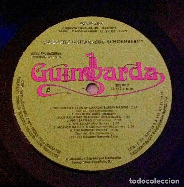 Disques de vinyle: Eric Schoenberg &ndash; Acoustic Guitar (Vinyl, Guimbarda GS - 11.054)