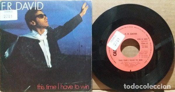 Disques de vinyle: F.R. David &ndash; This Time I Have To Win (Vinyl, Carrere CRE A 5005)