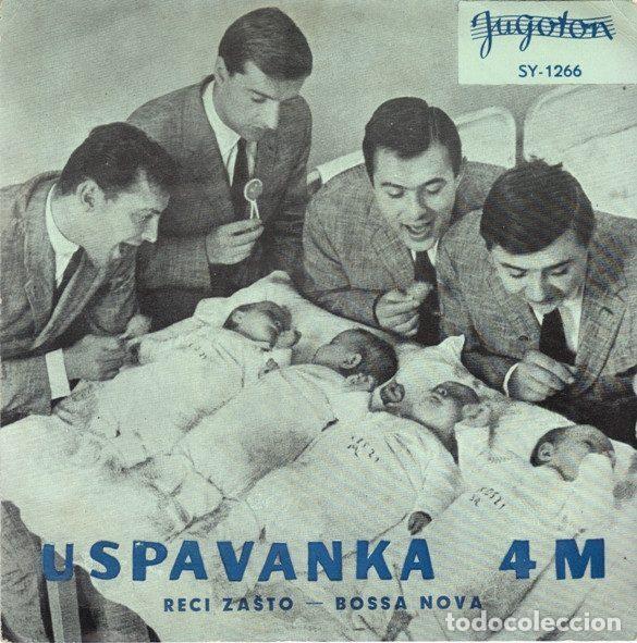 Discos de vinil: Kvartet 4M &ndash; Uspavanka 4M / Reci Za&scaron;to - Bossa Nova (Vinyl, Jugoton SY-1266)