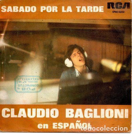 Disques de vinyle: Claudio Baglioni &ndash; Sabado Por La Tarde (Vinyl, RCA Victor SPBO-9258)