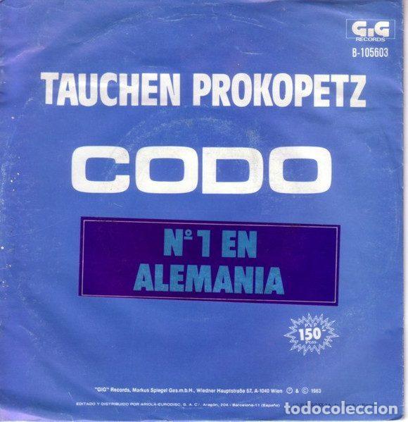 Discos de vinil: Tauchen Prokopetz &ndash; Codo (Vinyl, GiG Records B-105.603)