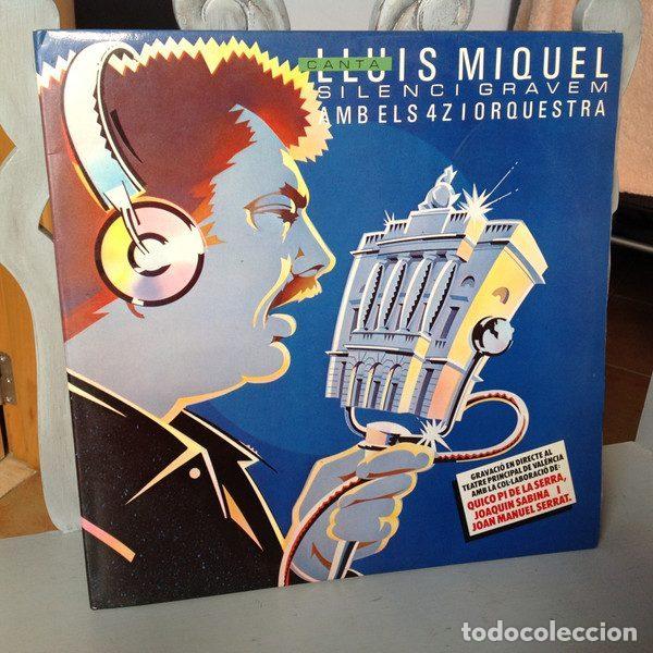 Disques de vinyle: Llu&iacute;s Miquel &ndash; Canta Lluis Miquel Silenci Gravem (Vinyl, Di-fusi&oacute; Mediterr&agrave;nia DMZ-1)