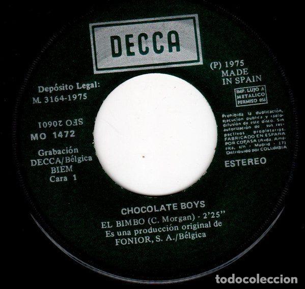 Discos de vinilo: Chocolate Boys &ndash; El Bimbo (Vinyl, Decca MO 1472) - Foto 3