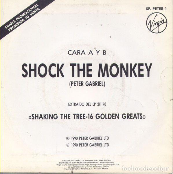 Discos de vinilo: Peter Gabriel &ndash; Shock The Monkey (Vinyl, Virgin SP. PETER 1) - Foto 2
